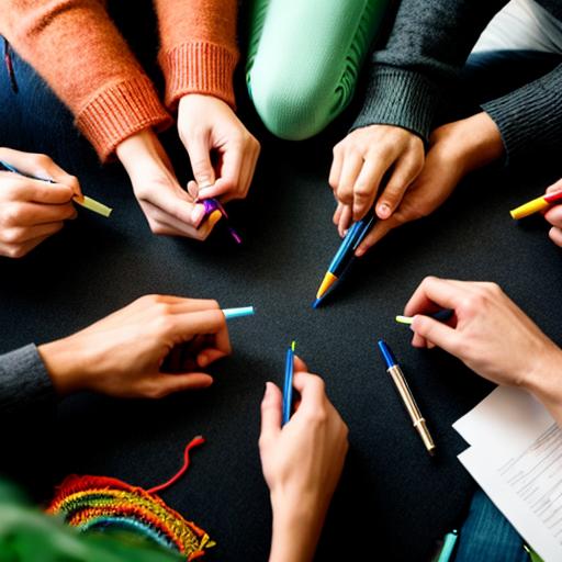 Schreibgemeinschaften: Teilnahme an Schreibgruppen und -gemeinschaften